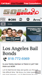 Mobile Screenshot of 50bailbonds.com